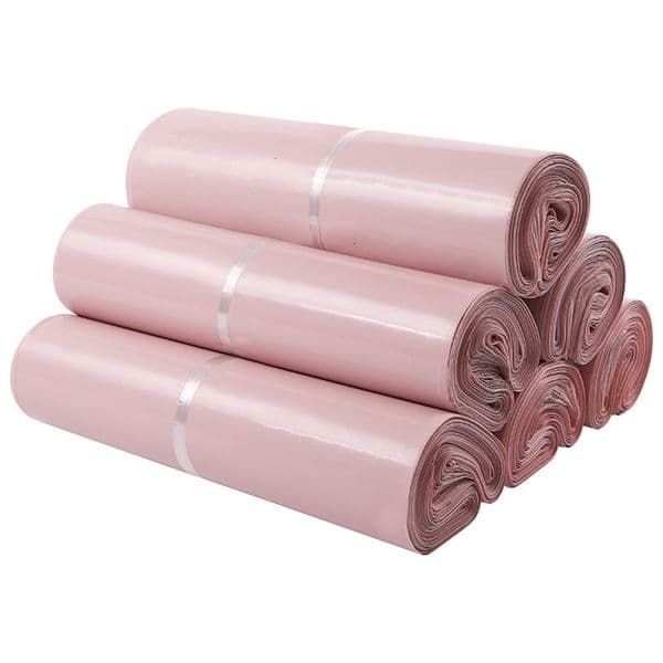 Mail Bags 50Pcs Double-Sided Pink Printed Poly er Packaging Envelopes With Self Seal Courier Storage Clothes ers 230428