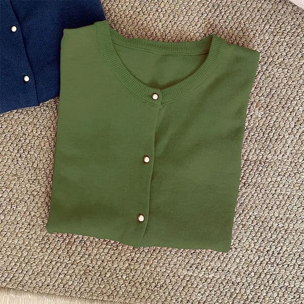 2026 Autumn Winter Womens Long Sleeve Knitted Cardigan Knitwear Loose Comfortable Warm Sweater Fashion ONeck Solid Color Tops 250924