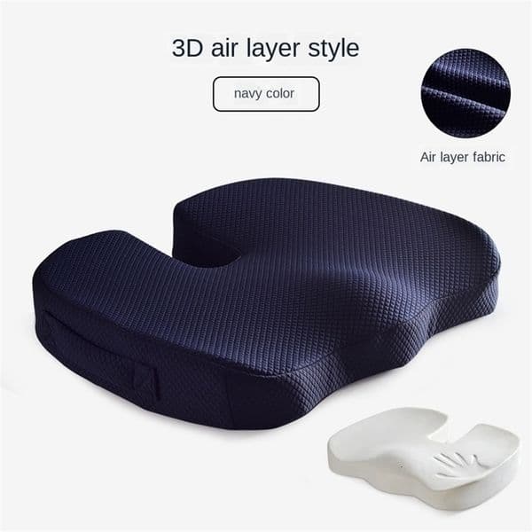 CushionDecorative Pillow Memory Foam Seat Orthopedic Coccyx Office Chair Support Waist Back Car Hip massage Pad Sets 220930