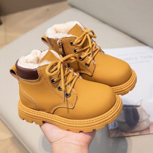 Toddler Winter Shoes Fur Girl Fashion Boots Plush Boys Ankle Booties Umshop Kid Baby Toddler Short Boots for Kids Girls Size 21-32 U0363