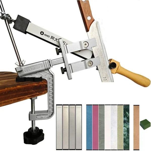 Angle Fixed Knife Sharpener Kitchen Grinding System Honing Diamond Grinder Woodwork Tool Whetstone knife sharpening tool 250107