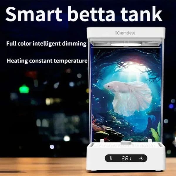 Luxury Smart Betta Dedicated Fish Tank Desktop Mini Small Ecological Selfcirculating Desk Aquarium