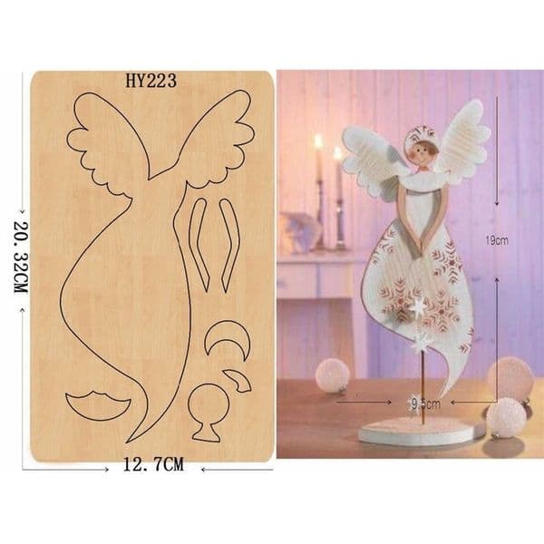 Angel of beauty DIY wooden die/cutting tool die/ Scrapbook mold 210702