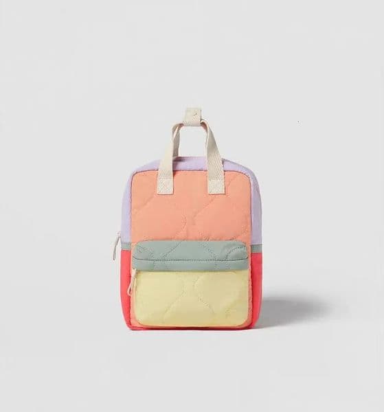 Fashion Color Match Childrens Backpack Boutique n Kids Toddler Kindergarten Schoolbag Double Shoulder Bag Boys Girls Pack 250923