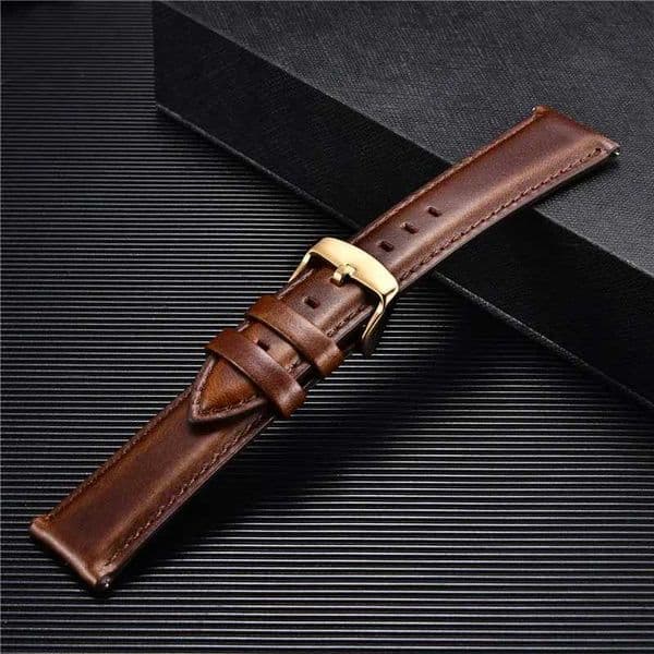 Quick Release Straps Men Women Genuine Leather Watchbands 18mm 20mm 22mm Smart Watch Band Watch AccessoriesXJ251009