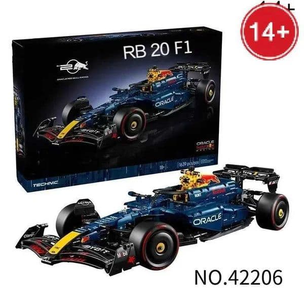 1639pcs Technical Racing F1 Series Speed Champions 42206 Supercar Building Block Adult Car Kit For Birthday Gifts Z251008