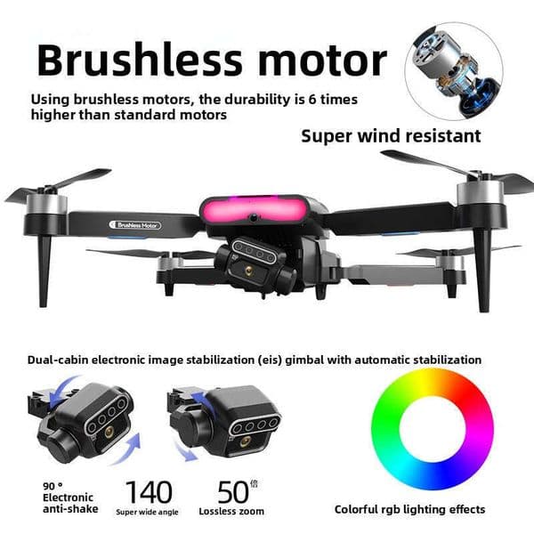2025 Drone F199 5Kg Axis Servo Aerial Photography Quadcopter Lighting Brushless Remote Control Aircraft Toy