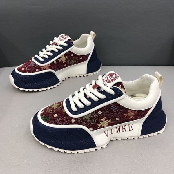 Autumn Trendy running shoes Chic Versatile mens trainers Khaki black gray blue durable Height-Increasing chunky sneakers Size 39-47