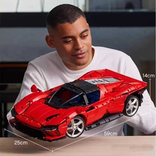 Plane Technical Daytona Sp3 Sport Car 3778Pcs Toys For Kids Boyfriend Birthday Gifts Decoration Supercar Model slot car Building Blocks Car Tr