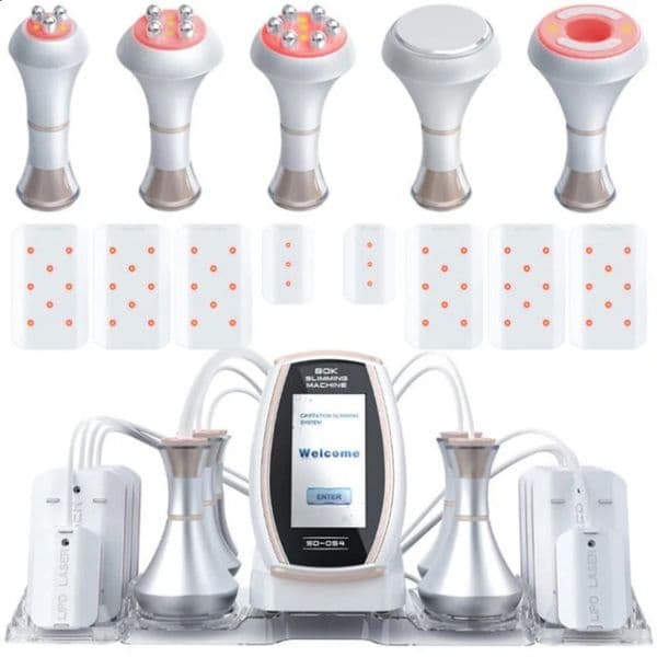 6 in 1 80K Slimming Machine Cavitation Vacuum System Laser RF Body Ultrasonic Liposuction Loss Weight Machine277