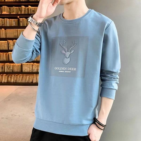 New Men's Sweatshirt Spring Designer Shirt Autumn Long Sleeve T-shirt Crew Neck Pullover Casual Base Designer Polo Hoodie Shirt Youth Student Trendy Top