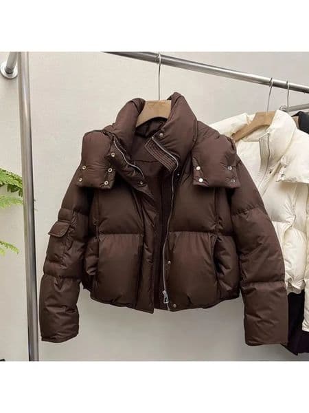 Loose Womens Cotton Jaet Small Size Oversize n Sense Bread Clothes Outerwear Polyester Fabric Long Sve ort 2501008