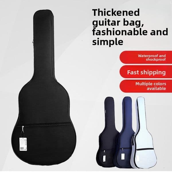 Padded Thickened Double Shoulder 40inch 41inch Folk Bag Acoustic Case Guitar Backpack