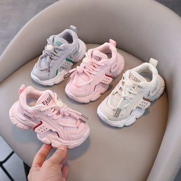 2026 New New Child Sport Spring Fashion Breathable Kids Boys Non-Slip Soft Soles Kidsnest Girls Sneakers Toddler Running Shoes Size 21 - 30 Designer