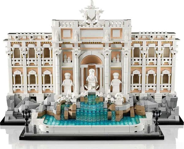 2026 New Architecture Fountain Model Kit Iconic Building Blocks Sets Compatible With Legoed Particles Suitable For Christmas Gifts Toys