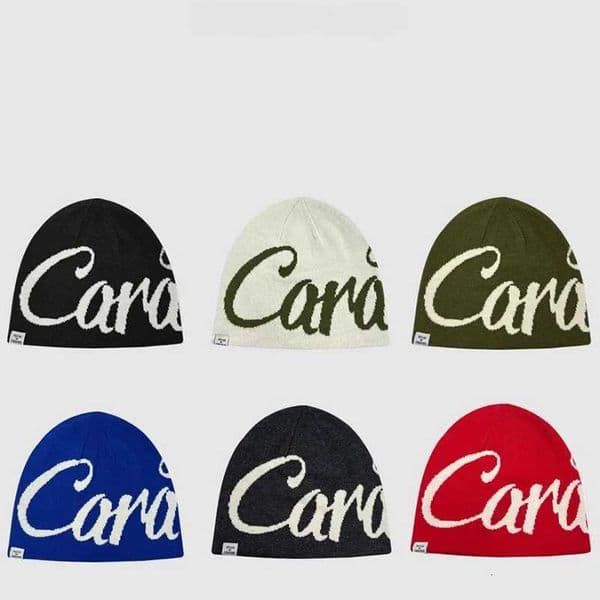 Men Beanie Kpop Letter Hat Y2k Black Knit Hip Hop Streetwear Wool Winter Korean Fashion Pullover Accessories Jacquard Women Cap Y251009