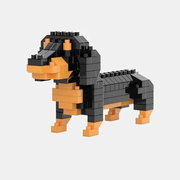 Childrens Puzzle Building Animal Series Pet Dog Toy DIY Assembly Education Micro Particle Set Furniture Ornaments Birthday Gift W251009