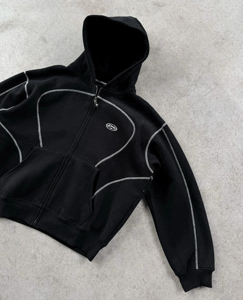 2000s zipper hoodie retro fashion print Harajuku hiphop jacket loose hooded sweatshirt street clothing for men and women 251009