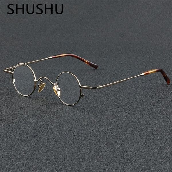 Small Round Eyeglasses Frame Men Vintage Myopia Prescription Optical Glasses Women Korea y Eyewear 241226wtt