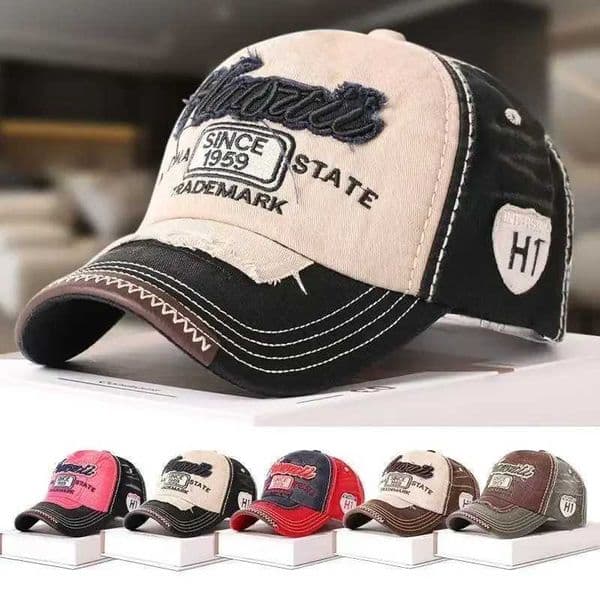Hot Sale Unisex Washed Cotton C 1959 Letter Embroidery Vintage Baseball C Men Women Adjustable Casual Outdoor Sports HatXJ251009