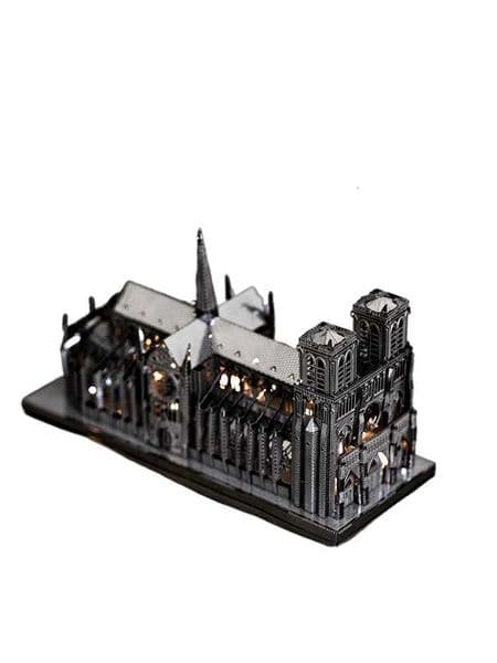 3D threedimensional metal puzzle Notre Dame DIY creative ornament highend gift X251009