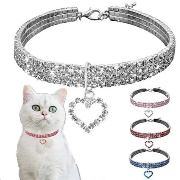 Luxury Dog Collar dog Designer Rhie cat Crystal Puppy Chihuahua Dog Leash Pet Collars Leash For Small Medium Dogs Mascotas Accessories Free Shipping Harness S