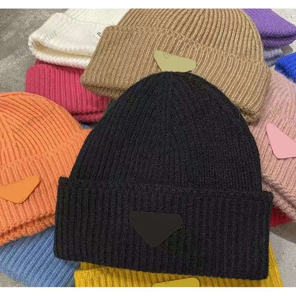 Women's Beanies Winter Men Knit Hats Fall Woolen Cap Letter Jacquard Warm Outdoor Fashion And Leisure Skull Caps 726