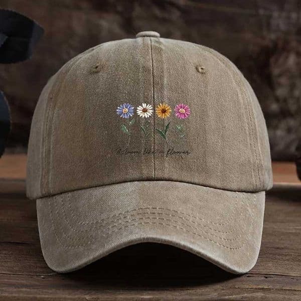 Mens outdoor baseball c stylish and versatile womens duckbill c with color floral printXJ251009