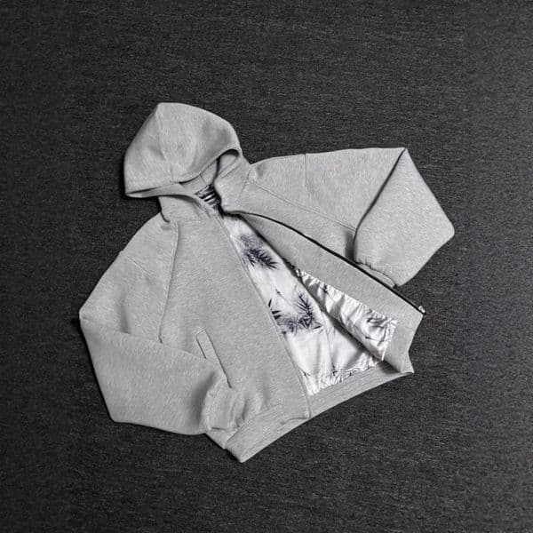 Light Gray Ink Painting Cardigan Designer Shirt Sweatshirt Men's Designer Hoodie Spring And Autumn Cleanfit Heavyweight Hoodie American Retro Jacket