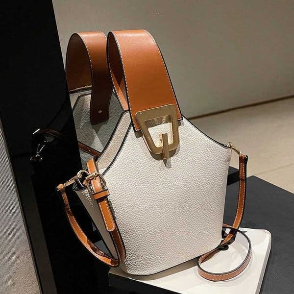 Fashionable and versatile contrast color trend handbags portable crossbody bags elegant shoulder bags Z251009