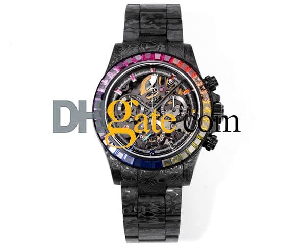 Montres de luxe Luxury Watches Ceramic Male super clone Chronograph Watch TW 116500ln-0001 Watch Movement AAAAA Mens Cal.4130 40X12.4 Carbonfiber DIW 6250