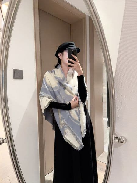 25ss 140cm Luxury designer cashmere scarf for Women new winter warm long scarf shawl for women's winter warmth Cashmere long scarf Christmas gift