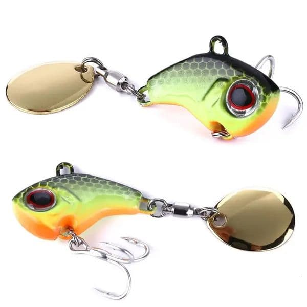 1Pcs Rotating Metal VIB vibration Bait Spinner Spoon Fishing Lures 8g16g21g Jigs Trout Wobbler Fishing Hard Baits Tackle Pesca 251008