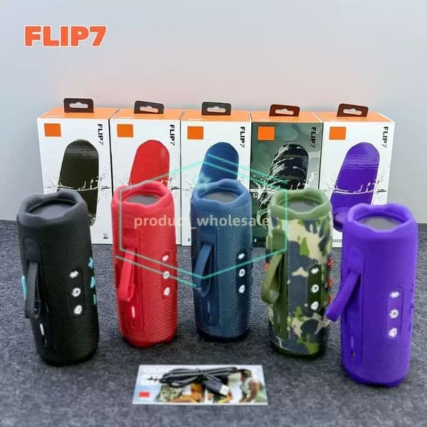 FLIP 6 7 Portable Speakers Wireless Bluetooth Speaker Mini Portable IPX7 FLIP7 FLIP6 Waterproof Outdoor Stereo Bass Music TF Card 5 Colors With Retail Box