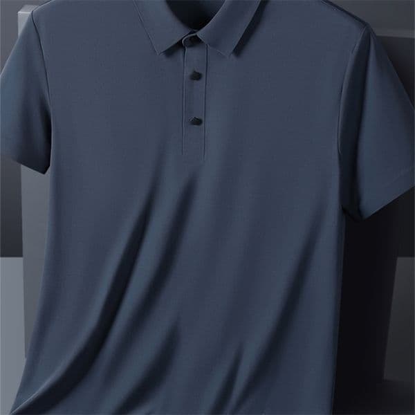 Men's T-Shirts Large Size 8xl 7xl Summer Men Polo Shirts Ice Silk Short-sleeved Tee Breathable Cool Quick-dry Nylon Polos Golf T Shirts Male 230313CJ