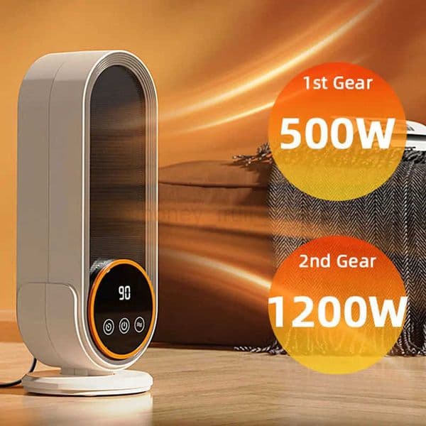 Mini Fan HeaterRemote Control Timed Electric Heater Hot Air BlowerPortable Home Room Heater2 Gear Adjust Space Heater110V220V T251010