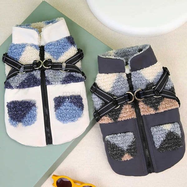 Winter Warm Pet Dog Jacket Thickened Pet Clothes for Small Medium Dogs Fleece Puppy Coat Yorkie Chihuahua Coat Dog Accessories M251010