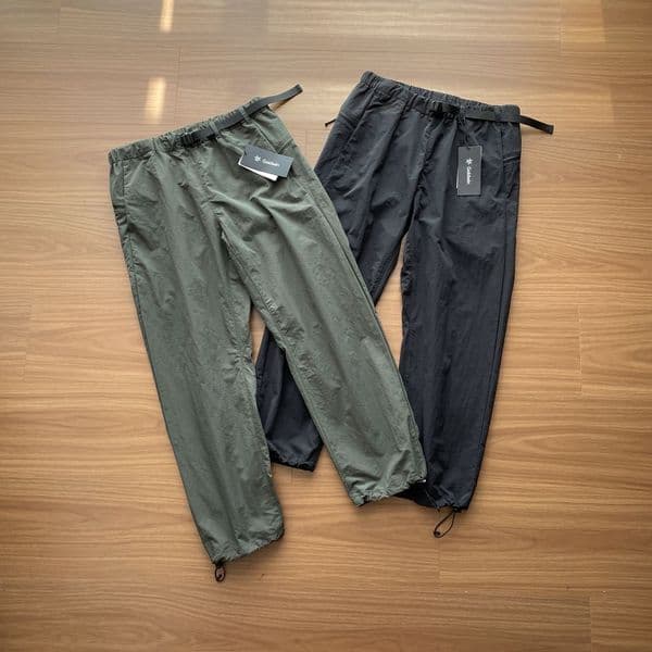Mens Pants Goldwin Loose Straight Sweatpants Thin Adjustable Belt Elasticity Trousers Men Women Casual Hem Drawstring Quick Drying Q260505