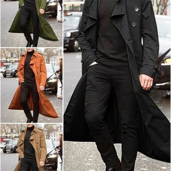 Streetwear Fashion Trench mens thin jacket er covers Coats mens clothing in the UK with Epaulets mens spring jacket 241203CJ