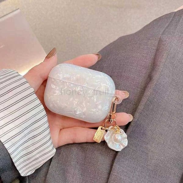 Pearl Earphone Cases For Airpods 4 3 With Pearl Pendant Headphones Protective Cover For Airpod Pro 1st 2nd Generation Case T251010