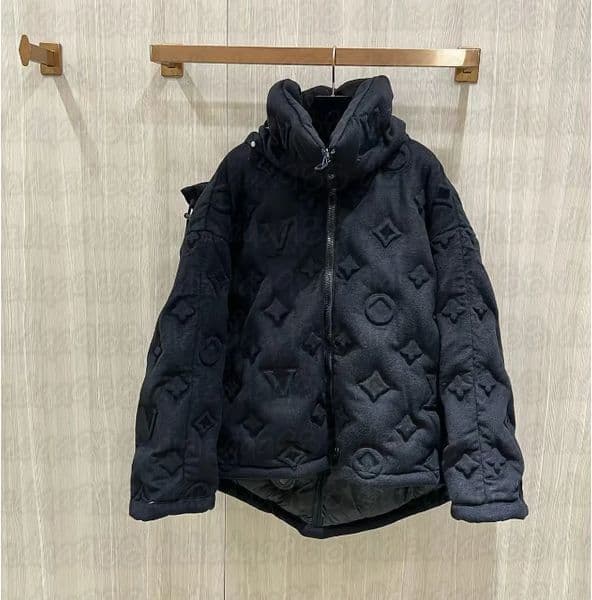 Designer Men's Winter Down Coat Parka Long Sleeve warm Light grey White Black down coat Casual fashion thick warm coat size