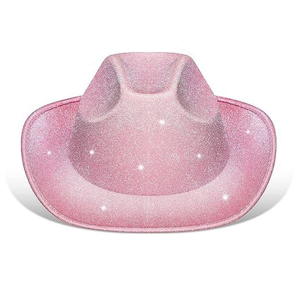 Sier Western Gold Pink Cowboy Halloween Composite EVA Glitter Hat