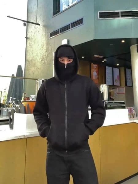 Balakla doublelayer hooded zipper sweatshirt autumn and winter item mens and womens fashionable sportswear warmsweatshirt 251009