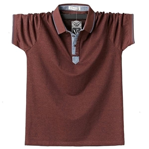 Men's Polos Summer Men Polo Shirt Mens Classic Solid Polo Shirts Cotton Shirt 6XL Large Size Casual Fashion Men Outwear Clothing Tops Tees 230228CJ