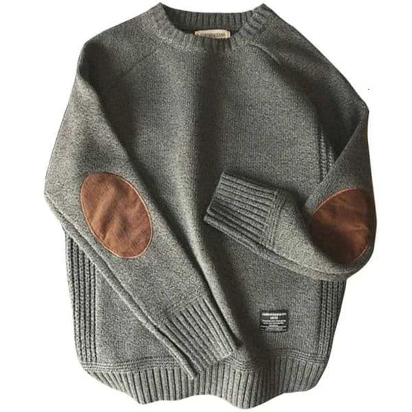 New Men Pullover Sweater Fashion Patch Designs Knitted Sweater Men Harajuku Strtwear O Neck Causal Pullovers Mens Plus Size X251010