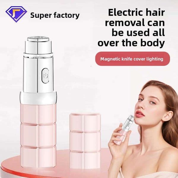 Women's Home Use Lipstick Shaver Facial Electric Mini Private Area Body Hair Trimmer