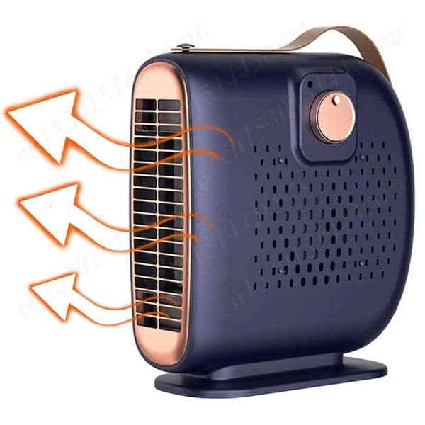 Portable Electric Heater Low Noise Space Heater PTC Heating Mini Heater Fan Anti Scald Desktop Heating Fan for Home Office T251010