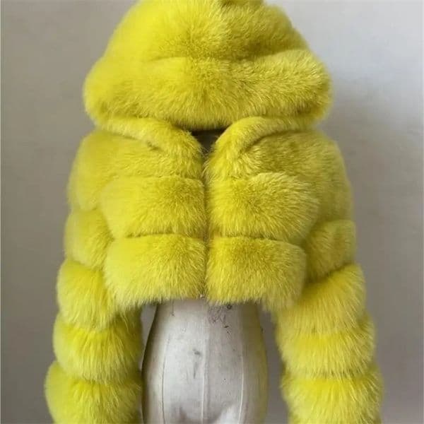 BEIZIRU Winter Women Fox Fur Coat Hooded Red Fox Silver Fox Raccoon Zipper Top Natural Girl Jackets 240911