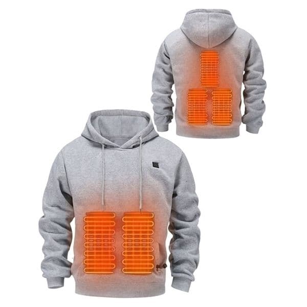 hoodie unisex sportswear hoodie zipper lightweight warm electric outdoor winter jacket ordinary mens hoodie 241203CJ