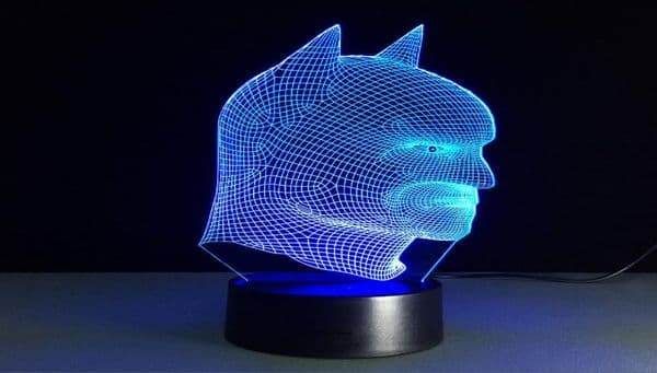 Cool Christmas Gifts Batman vs Superman 3D Acrylic LED Lantern Night Light Touch Desk Table Lamp Glow in the Dark Action Figure To4166508